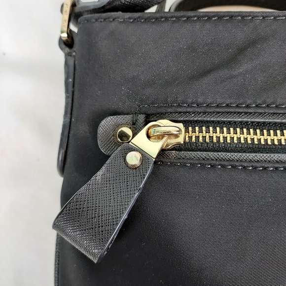 Michael Kors nylon crossbody bag, size 10x10, black - Picture 3 of 6